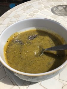 Courgette & Pea Soup
